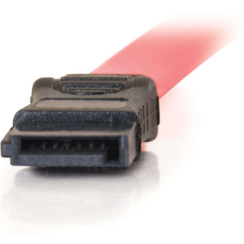 C2G 7-Pin 180 1-Device Serial ATA Cable - 18