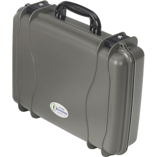 Seahorse 710CC Laptop Computer Case with Lid Organizer and Laptop Tray (Gunmetal Gray)