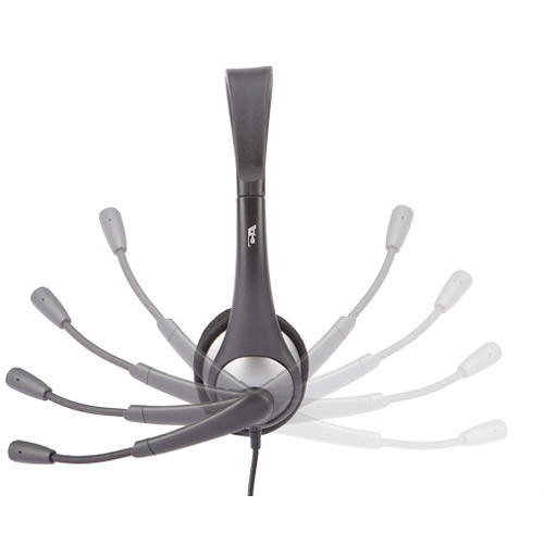 Cyber Acoustics AC-201 Stereo Headset and Boom Mic