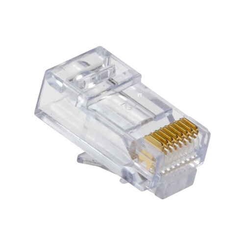 Platinum Tools EZ-RJ45 CAT6 Connectors (Jar Packaging, 100-Pieces)