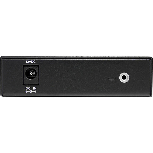 StarTech 1000 Mb/s Gigabit Multi-Mode Fiber Media Converter (LC Connector, Black)