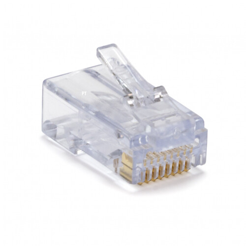 Platinum Tools EZ-RJ45 Cat 6 Connector and Strain Relief Combo Kit (50-Pieces)