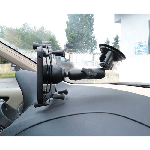 RAM MOUNTS Twist Lock Suction Cup Mount with Universal X-Grip Cradle for 7