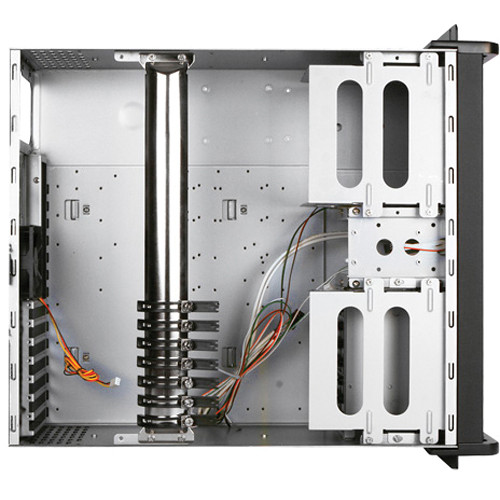 iStarUSA D Storm Series D-400SEA-RD 4U Compact Stylish Rack Mountable Chassis with Red Bezel