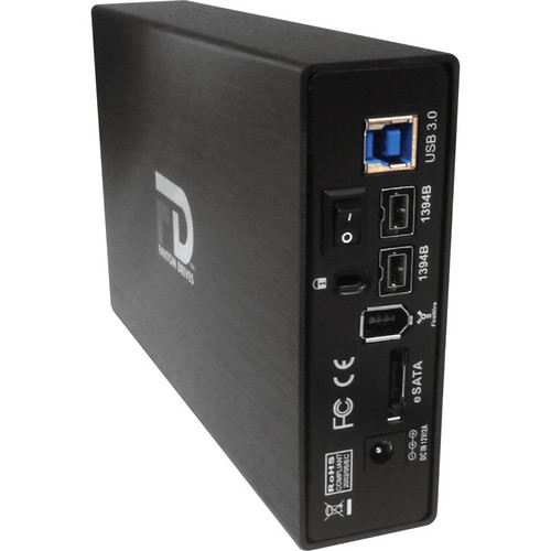 Fantom 2TB G-Force Quad Pro 7200 rpm External Hard Drive (USB 3.0/eSATA/FireWire 400/800)