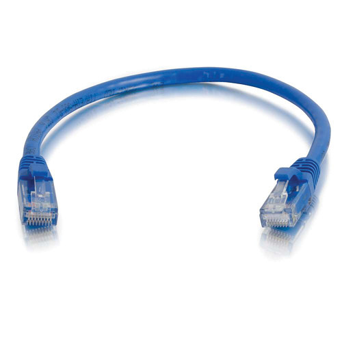 C2G Cat 6a Snagless Unshielded Ethernet Patch Cable (1', Blue)