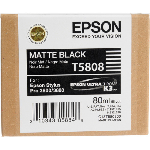 Epson UltraChrome K3 Matte Black Ink Cartridge (80 ml)