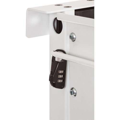 Luxor CLCD Crank-Adjustable Flat Panel TV Cart