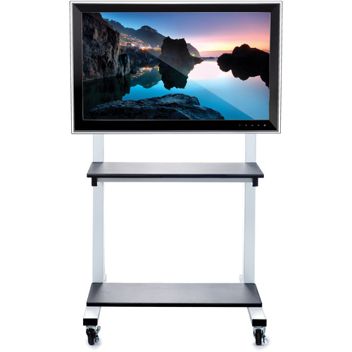Luxor CLCD Crank-Adjustable Flat Panel TV Cart