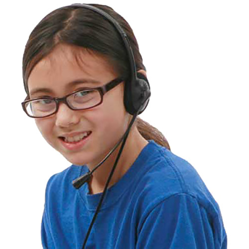 Califone 3065AVT-10L Lightweight Personal Multimedia Stereo Headset (3.5mm To Go Plug, Pack of 10)
