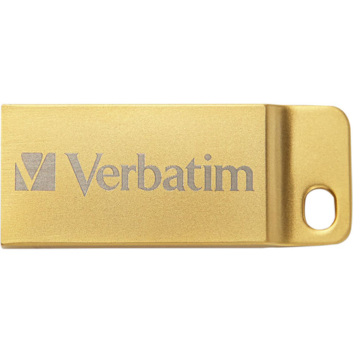 Verbatim 16GB Metal Executive USB 3.0 Flash Drive (Gold)