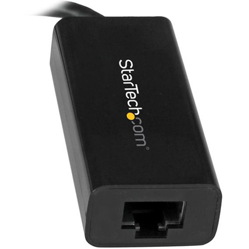 StarTech USB 3.1 Gen 1 Type-C Male to Gigabit Ethernet Female Adapter (Black)