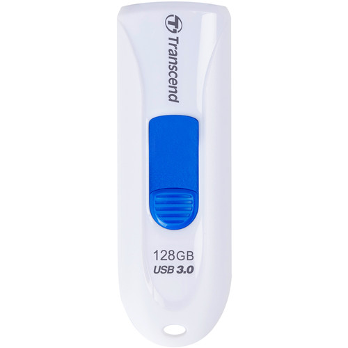 Transcend 128GB JetFlash 790 USB 3.0 Flash Drive (White)