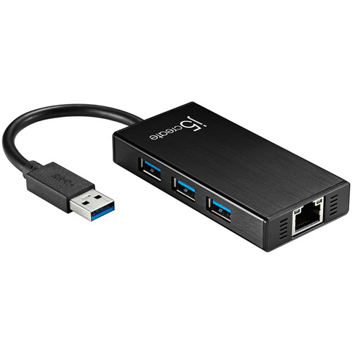 j5create 3-Port USB 3.1 Gen 1 Multi-Adapter Hub with Ethernet Port