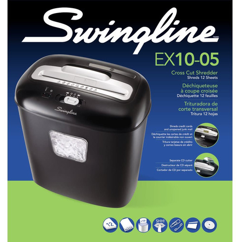 Swingline EX10-05 Super Cross-Cut Shredder (10 Sheets/Pass)