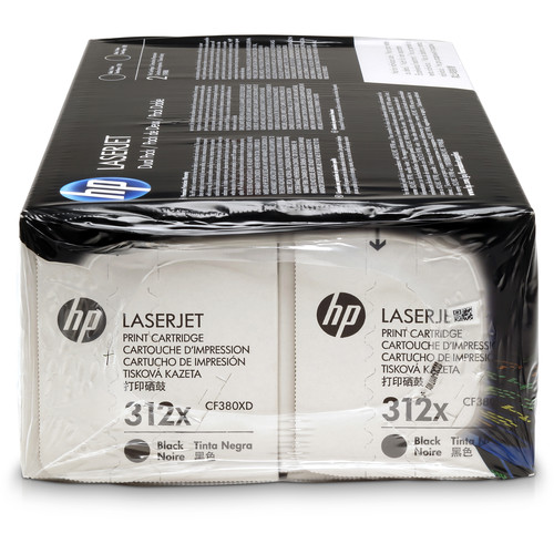 HP 312X Black High Yield LaserJet Toner Cartridge (2-Pack)