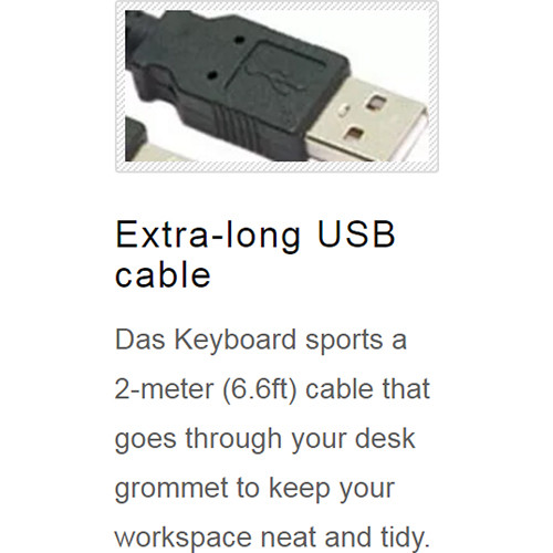 Das Keyboard Model S Professional for Mac Mechanical Keyboard (Cherry MX Blue Switches)