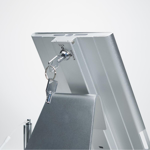CTA Digital Desktop Anti-Theft Stand for iPad mini (Silver)