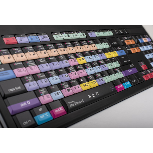 LogicKeyboard Astra Series Adobe After Effects CC Backlit Keyboard for Mac (American English)