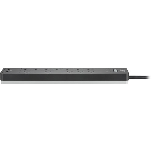 APC Home Office SurgeArrest 12-Outlet Surge Protector with USB Charging (6', 120V, Black)
