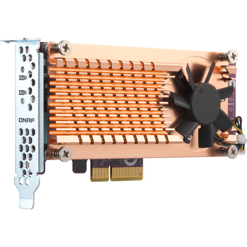 QNAP Dual M.2 22110 / 2280 PCIe Gen3 x4 NVMe SSD Expansion Card