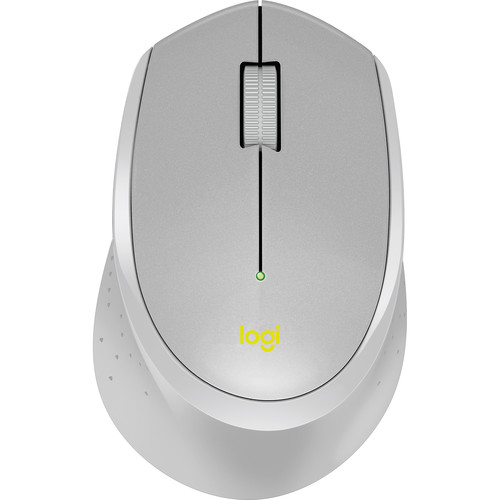 Logitech M330 Silent Plus Wireless Mouse (Gray/Yellow)
