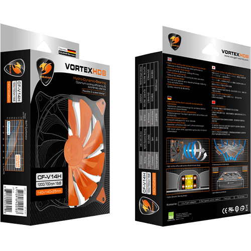 COUGAR Vortex HDB 120mm Fan (Orange)