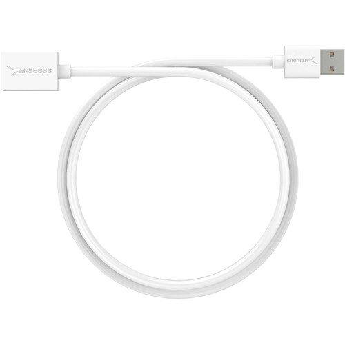 Sabrent USB 2.0 Type-A Male to Type-A Female Extension Cable (10', White)