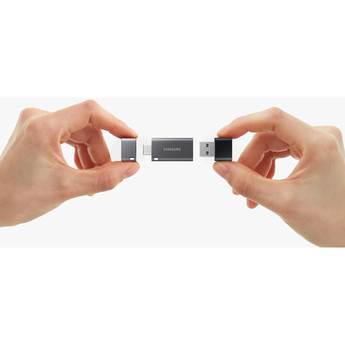 Samsung 256GB DUO Plus USB Type-C Flash Drive with USB Type-A Adapter