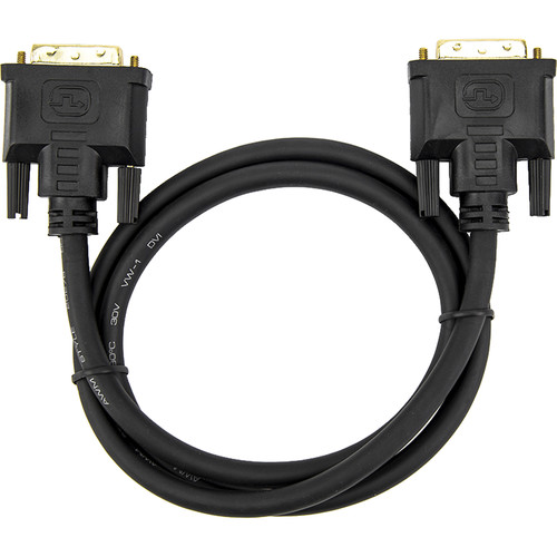 Rocstor Rocpro DVI-D Single-Link Male Cable (3', Black)