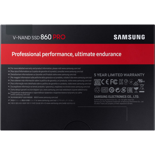 Samsung 256GB 860 PRO SATA III 2.5