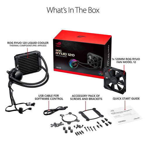 ASUS Republic of Gamers Ryuo 120 All-in-One Liquid CPU Cooler
