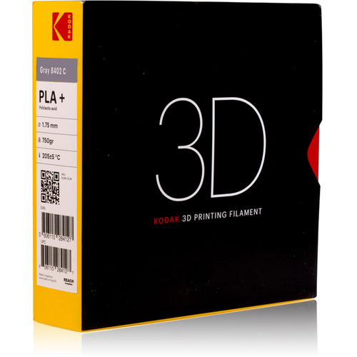 Kodak 1.75mm PLA+ Filament (750g, Gray)