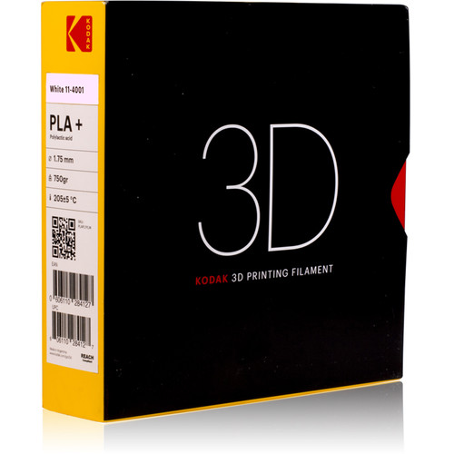 Kodak 1.75mm PLA+ Filament (750g, White)