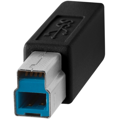 Tether Tools TetherPro SuperSpeed USB 3.0 Male A to Male B Cable (15', Black)
