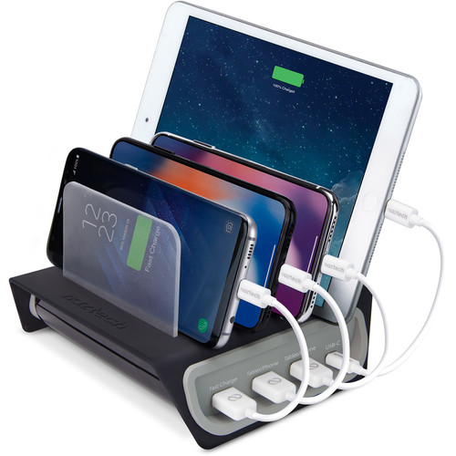 Naztech Adaptive Fast Charge Power Hub4 4-Port Charging Station