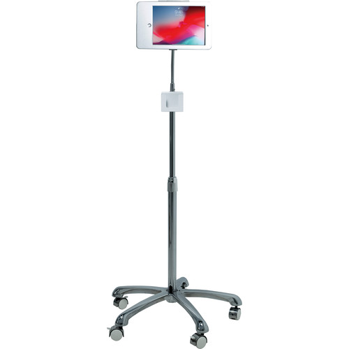 CTA Digital Heavy-Duty Security Floor Stand for Apple iPad (5th & 6th Gen), 9.7" iPad Pro, and iPad Air