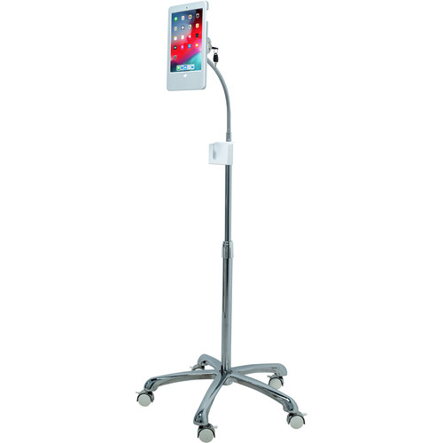 CTA Digital Heavy-Duty Security Floor Stand for Apple iPad (5th & 6th Gen), 9.7