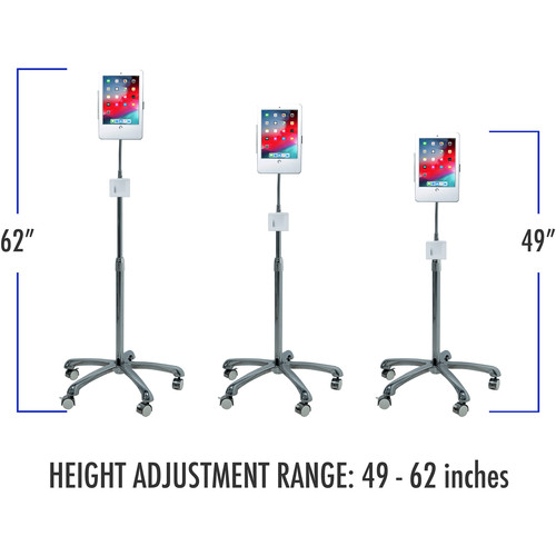 CTA Digital Heavy-Duty Security Floor Stand for Apple iPad (5th & 6th Gen), 9.7