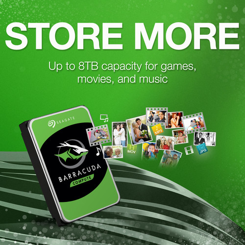 Seagate 2TB BarraCuda 7200 rpm SATA III 3.5