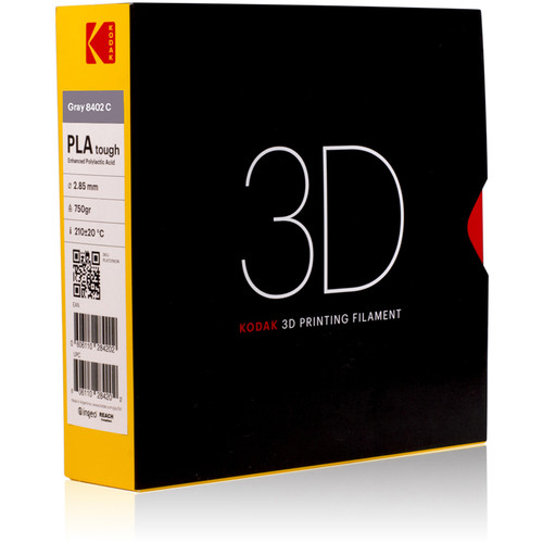 Kodak 2.85mm PLA Tough Filament (750g, Gray)