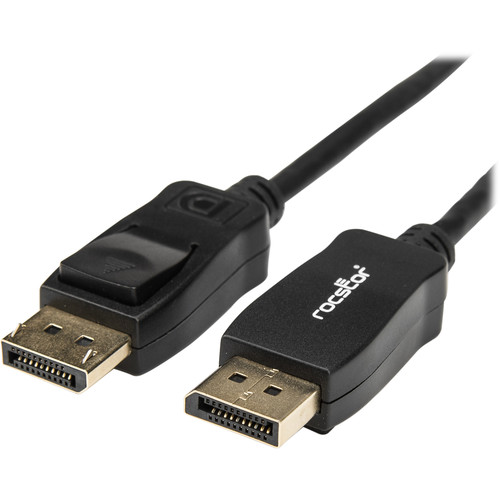 Rocstor DisplayPort 1.2 Cable with Latches (10')