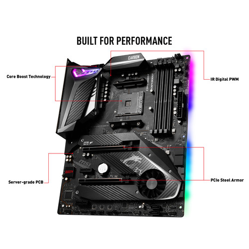 MSI MPG X570 GAMING PRO CARBON WIFI AM4 ATX Motherboard