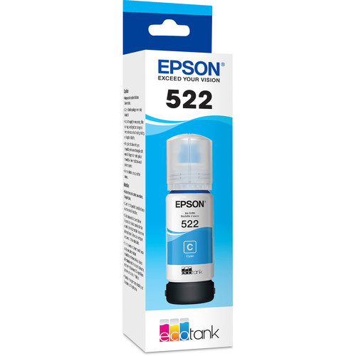 Epson T522 Cyan Ink Bottle (65mL)