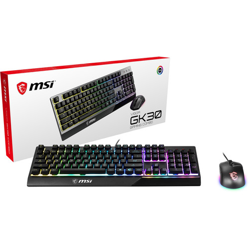 MSI Vigor GK30 Gaming Keyboard and GM11 Mouse Combo