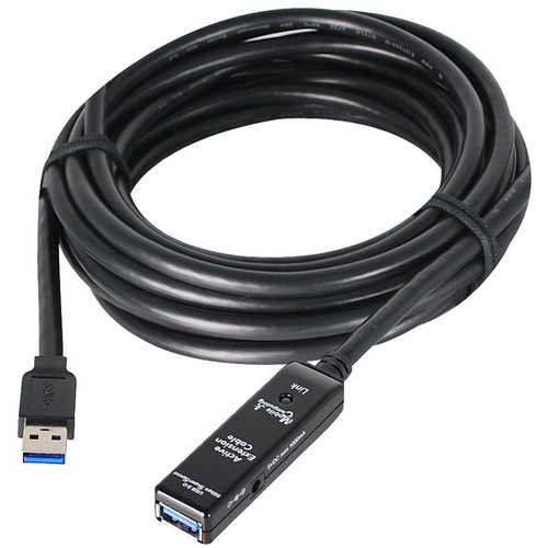 SIIG USB 3.0 Type-A Male to Female Active Repeater Cable (49')