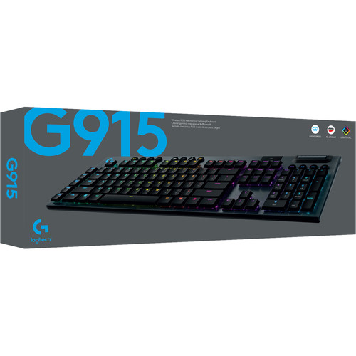 Logitech G G915 LIGHTSPEED Wireless RGB Mechanical Gaming Keyboard (GL Linear)
