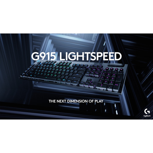 Logitech G G915 LIGHTSPEED Wireless RGB Mechanical Gaming Keyboard (GL Linear)