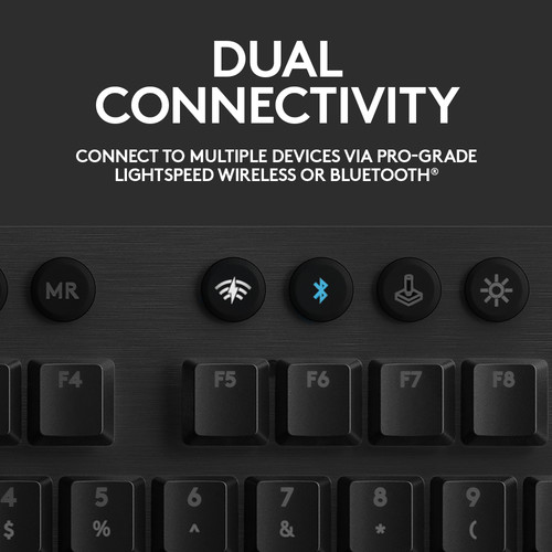Logitech G G915 LIGHTSPEED Wireless RGB Mechanical Gaming Keyboard (GL Linear)