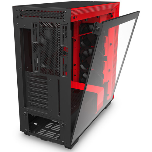 NZXT H710 Mid-Tower Case (Matte Black/Red)